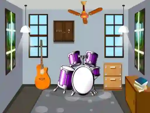 Peli Musician House Escape verkossa
