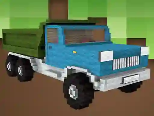 Peli Minecraft Truck Jigsaw verkossa