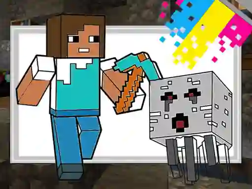 Peli Minecraft Coloring Pages verkossa
