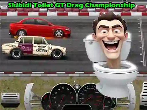 Peli Skibidi Toilet GT Drag Championship verkossa