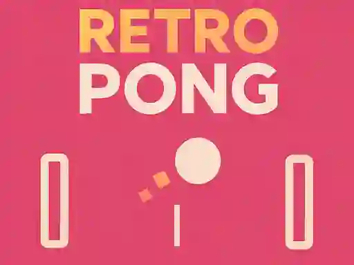 Peli Retro Pong verkossa