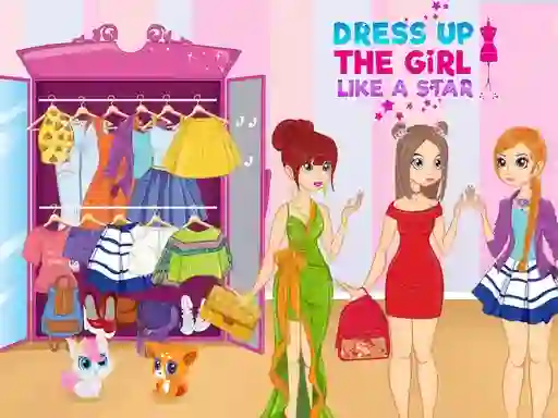 Peli Dress Up The Girl Like A Star verkossa