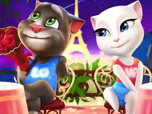Peli Talking Tom and Angela Coloring verkossa