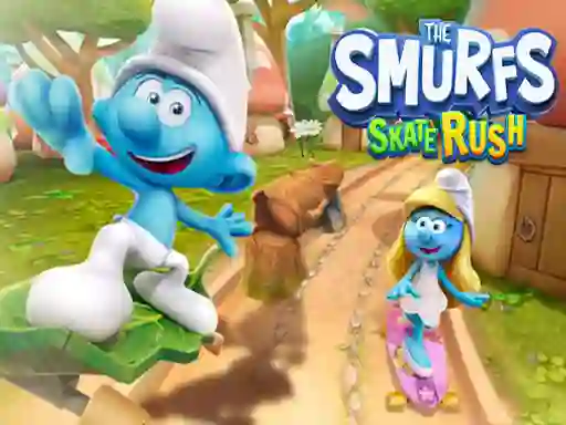Peli The Smufrs Skate Rush verkossa