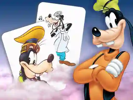 Peli Goofy Memory card Match verkossa
