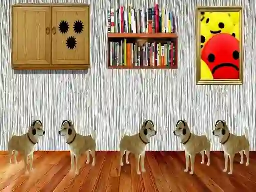Peli Dog Room Escape verkossa