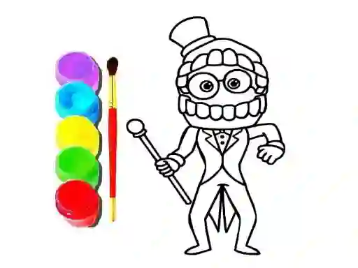 Peli Digital Circus Click and Paint verkossa