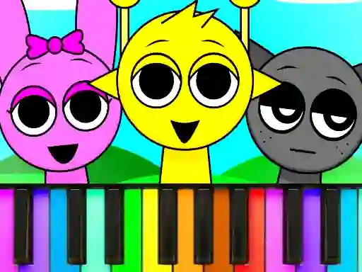Peli Sprunki Piano Explorer verkossa