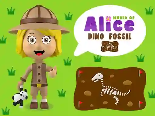 Peli World of Alice Dino Fossil verkossa