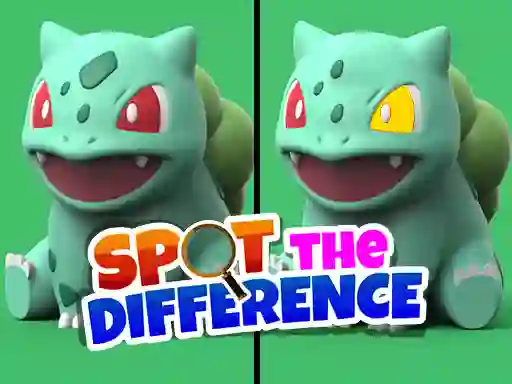 Peli Pokimon Spot the differences verkossa