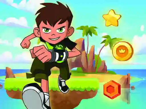 Peli Ben 10 Island Run verkossa