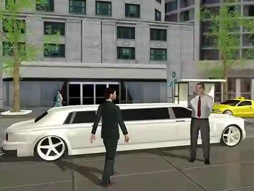 Peli Limo Taxi Driving Simulator: Limousine Car Games verkossa
