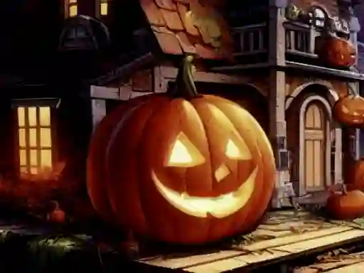 Peli Halloweem Pumpkin Adventure verkossa