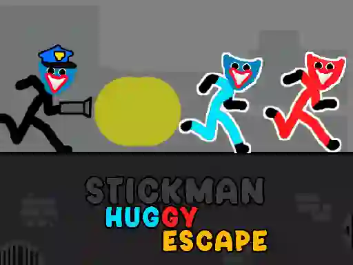 Peli Stickman Huggy Escape verkossa