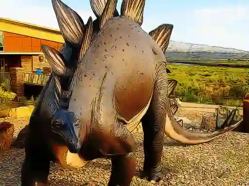 Peli Stegosaurus Dinosaur Jigsaw verkossa