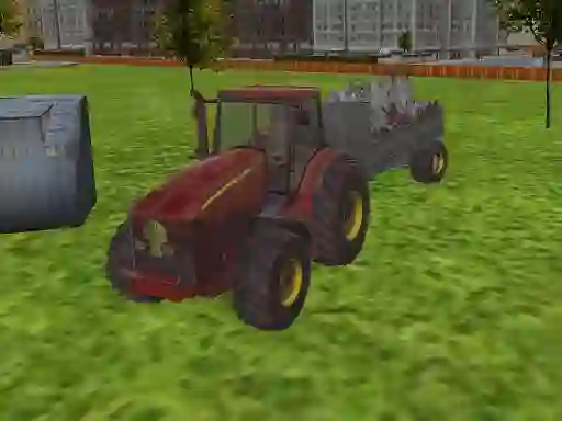 Peli 3D city tractor garbage sim verkossa