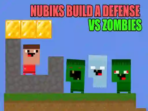 Peli Nubiks build a defense vs zombies verkossa