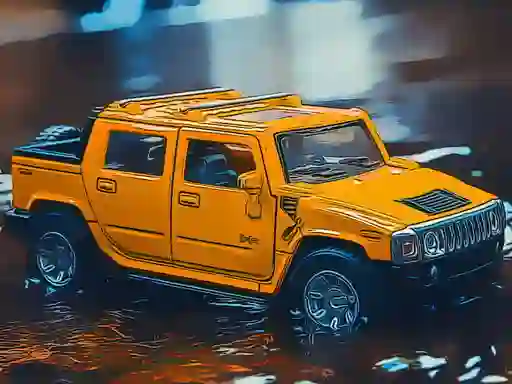 Peli Hummer Jeep Puzzle verkossa