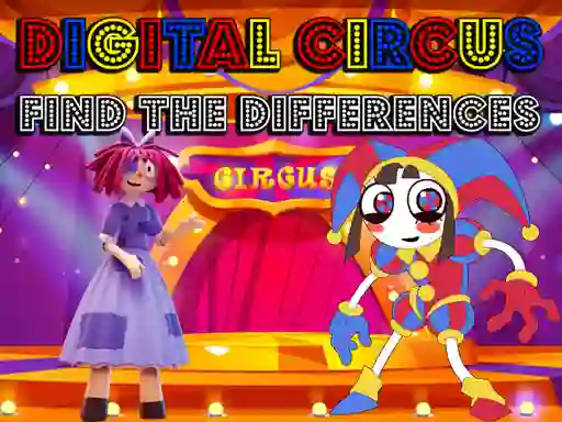 Peli Digital Circus Find The Differences verkossa