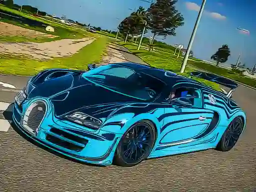 Peli French Luxury Cars Jigsaw verkossa