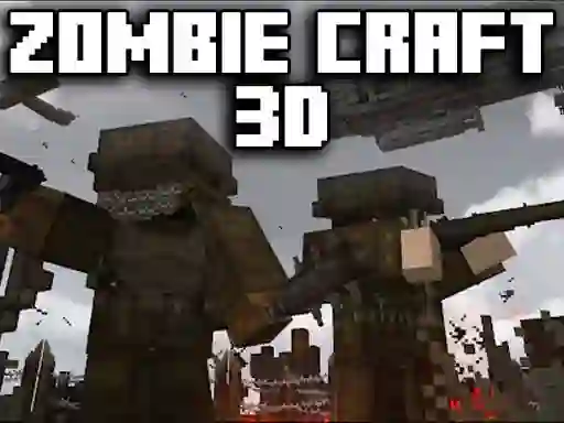 Peli Zombie Craft 3d verkossa