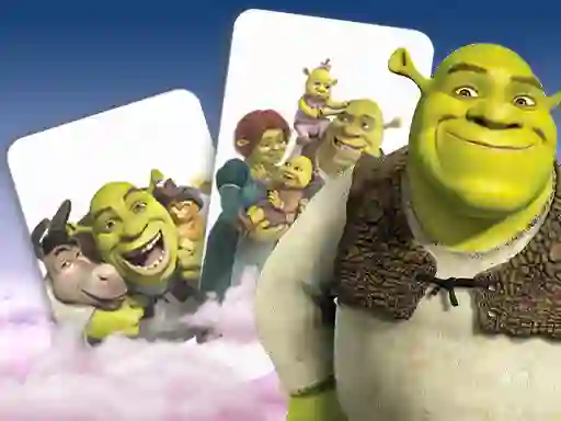 Peli Shrek Memory Card Match verkossa