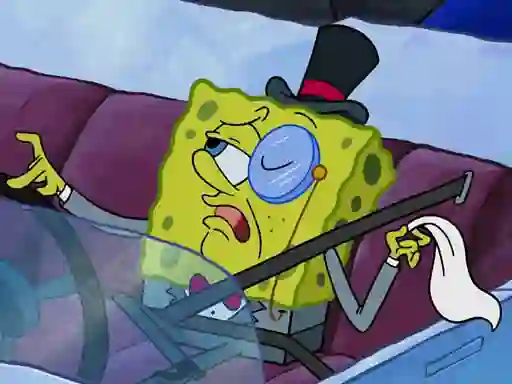 Peli Spongebob Driving Test Hidden verkossa