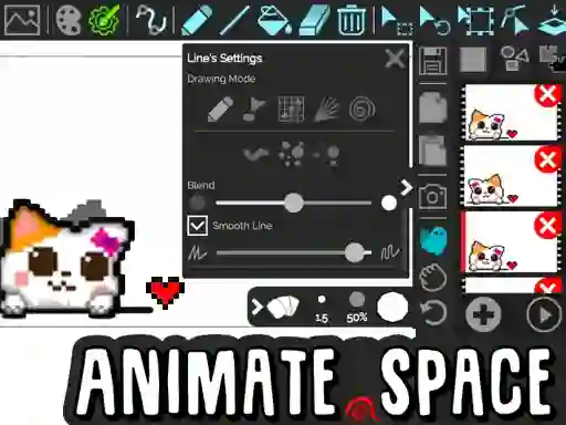 Peli Animate Space verkossa