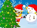 Peli Minions Christmas Snowball Wars verkossa
