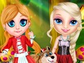Peli Pikku Elsa Red Hoodissa  verkossa
