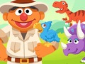 Peli 123 Sesame Street: Ernien dinosauruspäivähoito verkossa