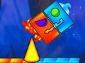 Peli Tulen ja veden Geometry Dash  verkossa