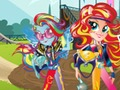 Peli Tytöt Equestriasta. Ystävyyspelit: Motocross  verkossa