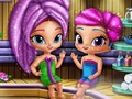 Peli Shimmer and Shine: kimaltelevat ginit saunassa  verkossa