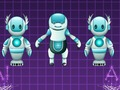 Peli Robotit: Memory Card Match  verkossa