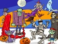 Peli Löydä 5 eroa Halloweenista  verkossa