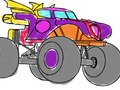 Peli Monster Truck värityskirja  verkossa
