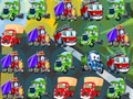 Peli Sarjakuva Trucks Match 3  verkossa