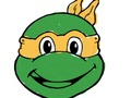 Peli Ninja turtles värityskirja  verkossa