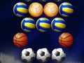 Peli Bubble Shooter kultainen jalkapallo  verkossa