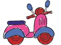 Peli City Scooter Ride -väritys  verkossa