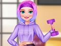 Peli #GetFit Princess -harjoittelu  verkossa