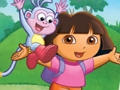 Peli Löydä 7 eroa Dora  verkossa