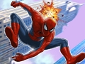 Peli Spiderman juoksee erittäin nopeasti  verkossa