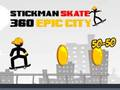 Peli Stickman Skate 360 Epic City verkossa