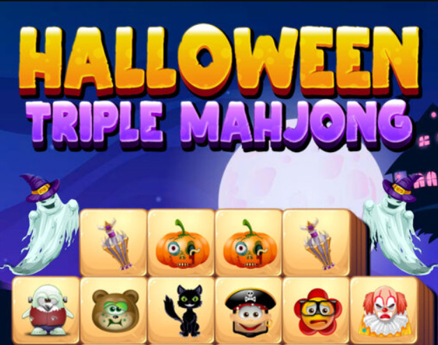 Peli Halloween Triple Mahjong verkossa