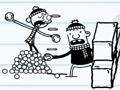 Peli Stickman Snow -taistelu verkossa