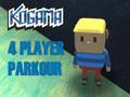 Peli Kogama 4 -pelaaja parkour verkossa