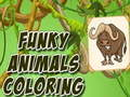 Peli Funky Animals väritys  verkossa