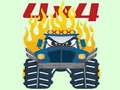 Peli Monster Trucksin värityssivut  verkossa